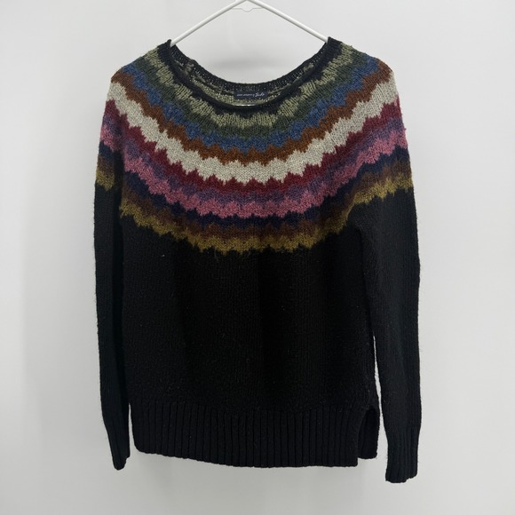 American Eagle Outfitters Sweaters - American Eagle Ahh-mazingly Soft Fair Isle Chevron Wool Blend Sweater Small